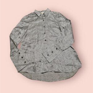 Careste Silk French‎ Cuff Blouse Size Small